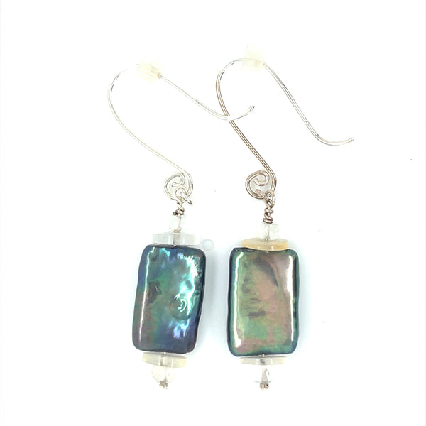 Hat's Off To You Pearl and Opal Earrings - Sheila Marie Opals