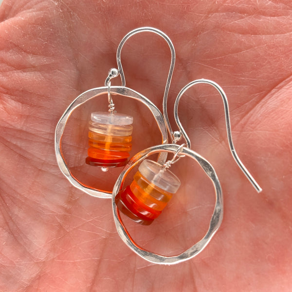Gulf of Mexico Mexican Opal Earrings - Sheila Marie Opals