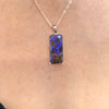 Look at All That Purple Boulder Opal Pendant - Sheila Marie Opals