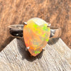 Drop of Dew Ethiopian Opal Sterling Silver Ring