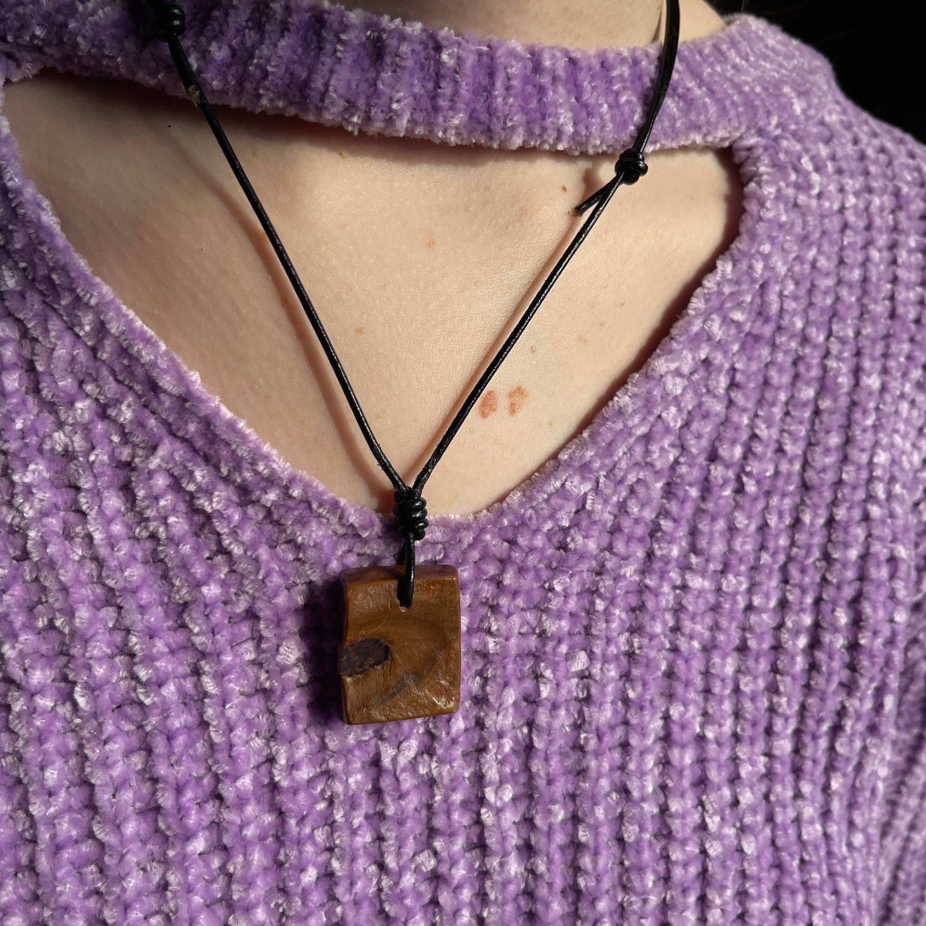 Chunk Boulder Opal on Cord #18 - Sheila Marie Opals