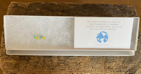 Ukrainian Ethiopian Opal Charm for Pets - Sheila Marie Opals