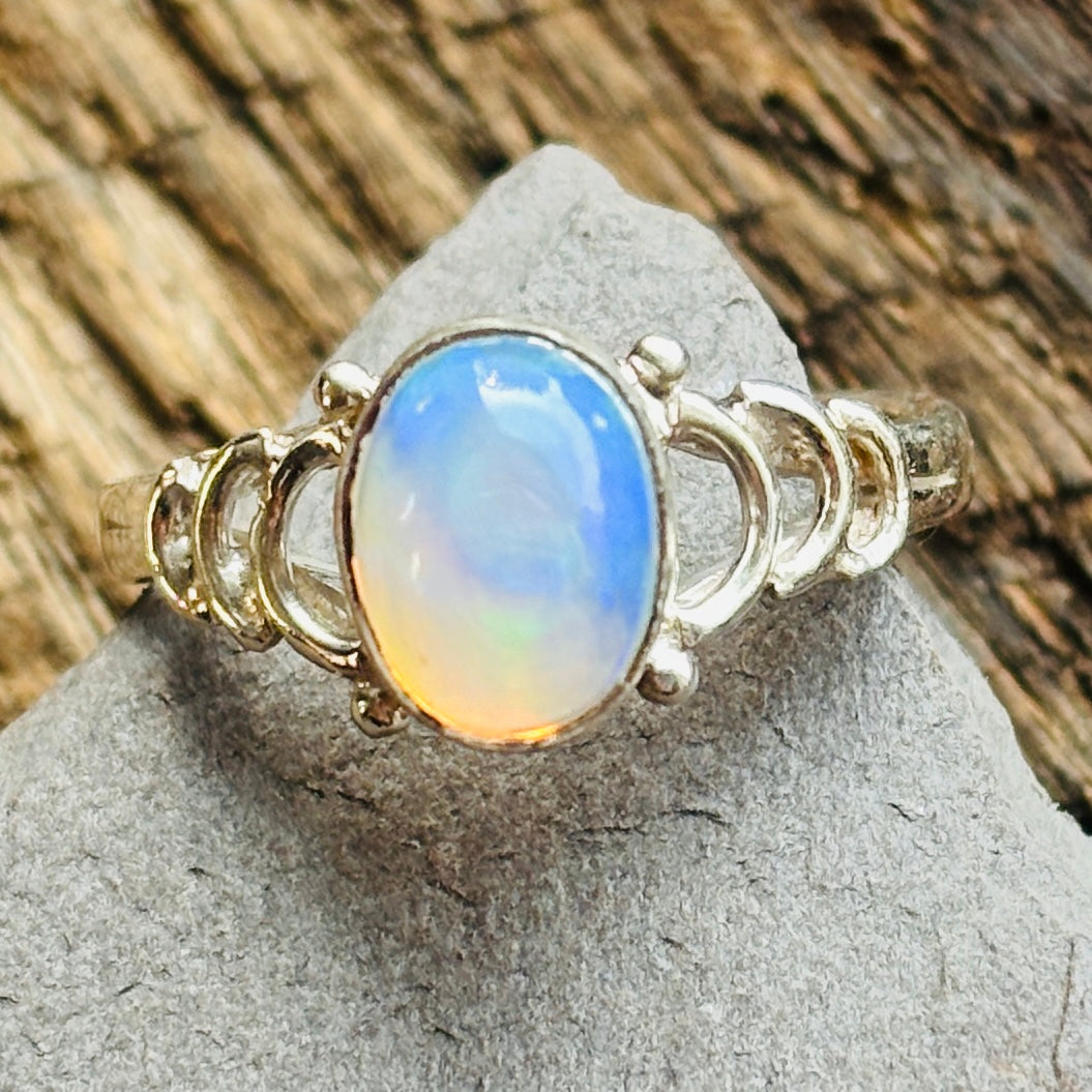Cloud 9 Ethiopian Opal Ring - Sheila Marie Opals