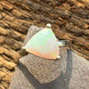 Three Corners Light Ethiopian Opal Sterling Silver Ring - Sheila Marie Opals