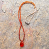 Lusciously Red Mexican Fire Opal Necklace - Sheila Marie Opals