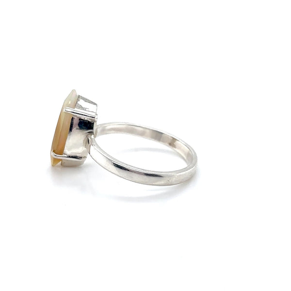 Show-Off Marquise Ethiopian Opal Sterling Silver Ring - Sheila Marie Opals