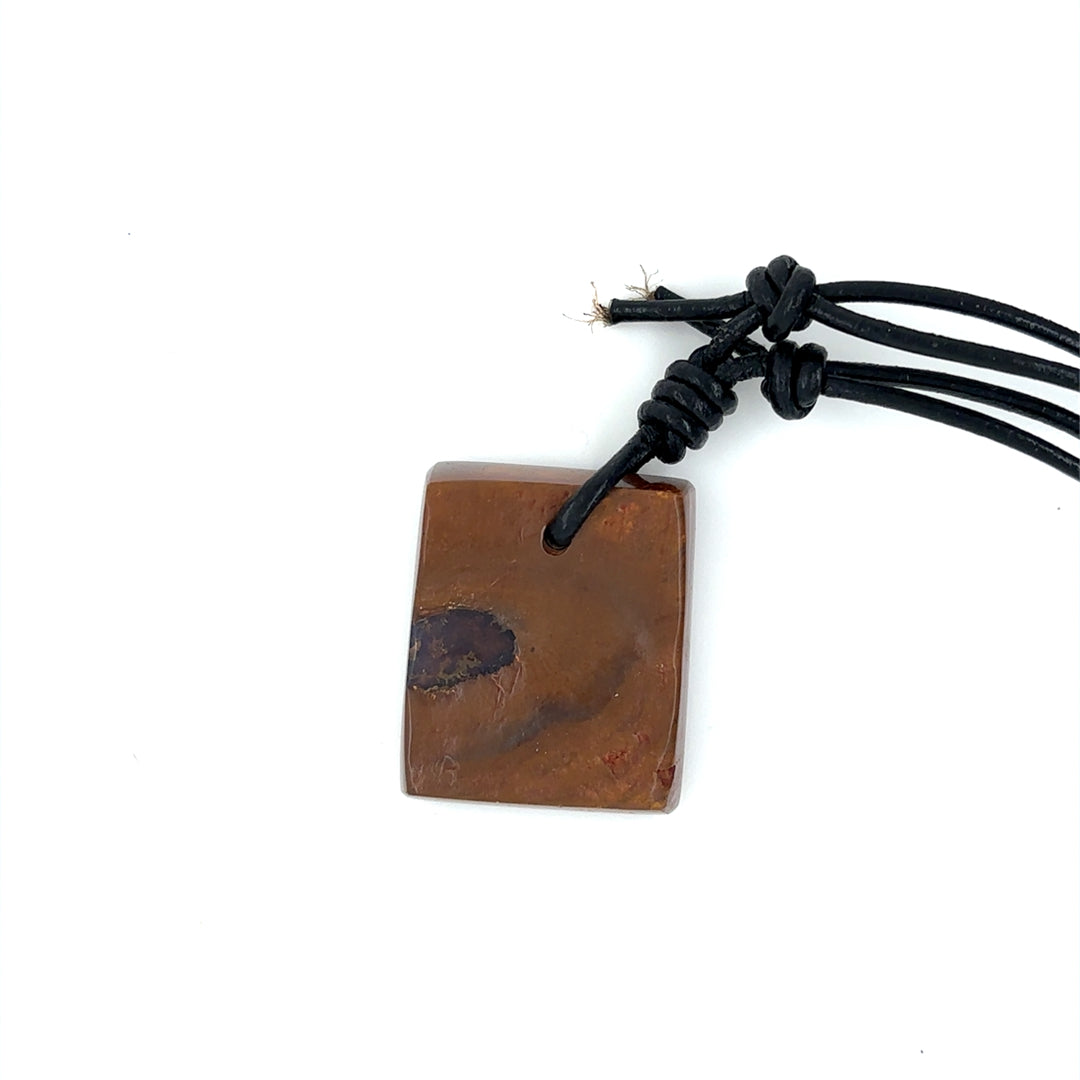 Chunk Boulder Opal on Cord #18 - Sheila Marie Opals