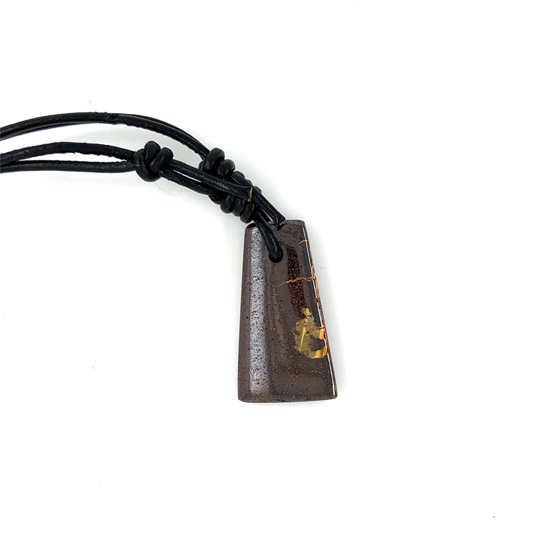 Chunk Boulder Opal on Cord #17 - Sheila Marie Opals