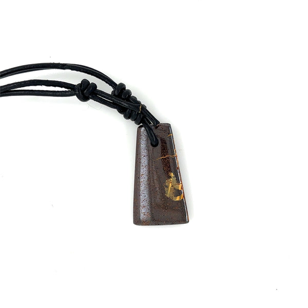 Chunk Boulder Opal on Cord #17 - Sheila Marie Opals