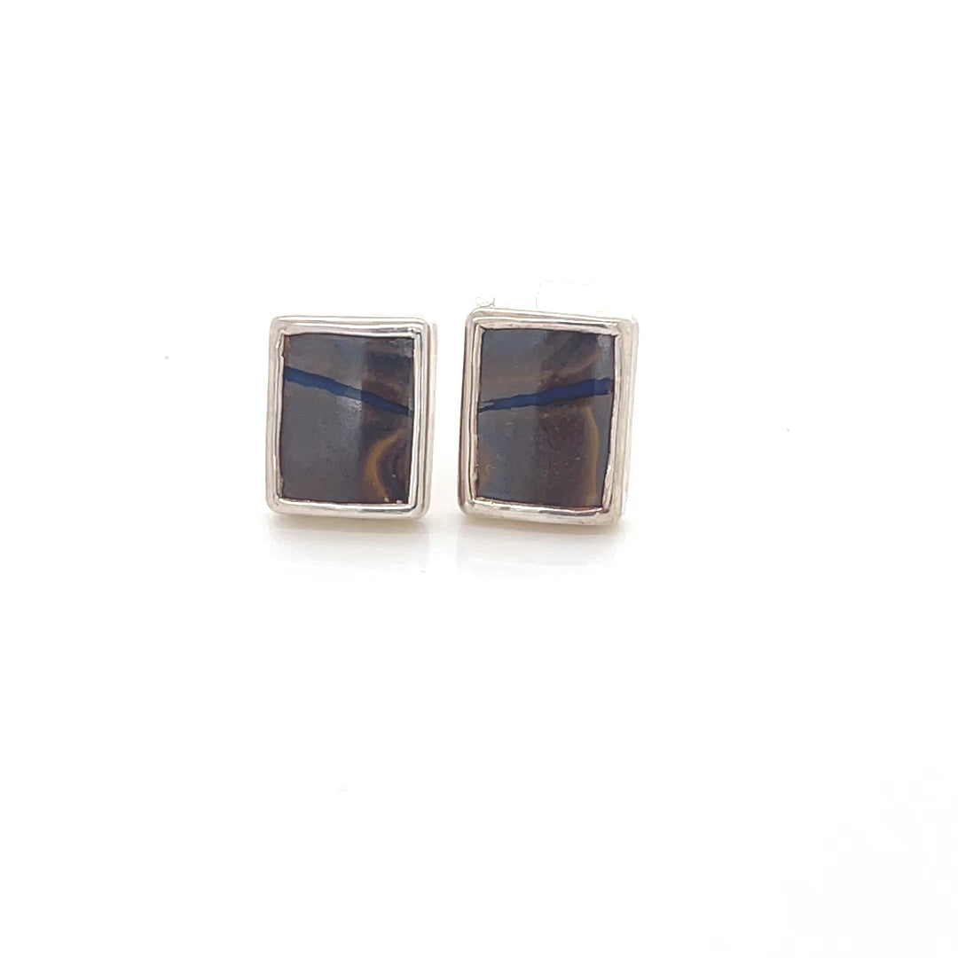Window to the World Boulder Opal Earrings - Sheila Marie Opals