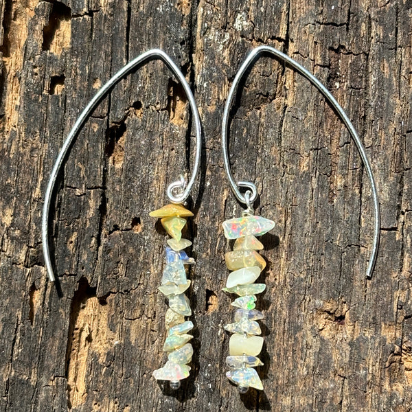 Chips that Sparkle Earrings - Sheila Marie Opals