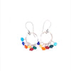Rainbow’s Edge Ethiopian Opal Small Hoop Earrings - Sheila Marie Opals