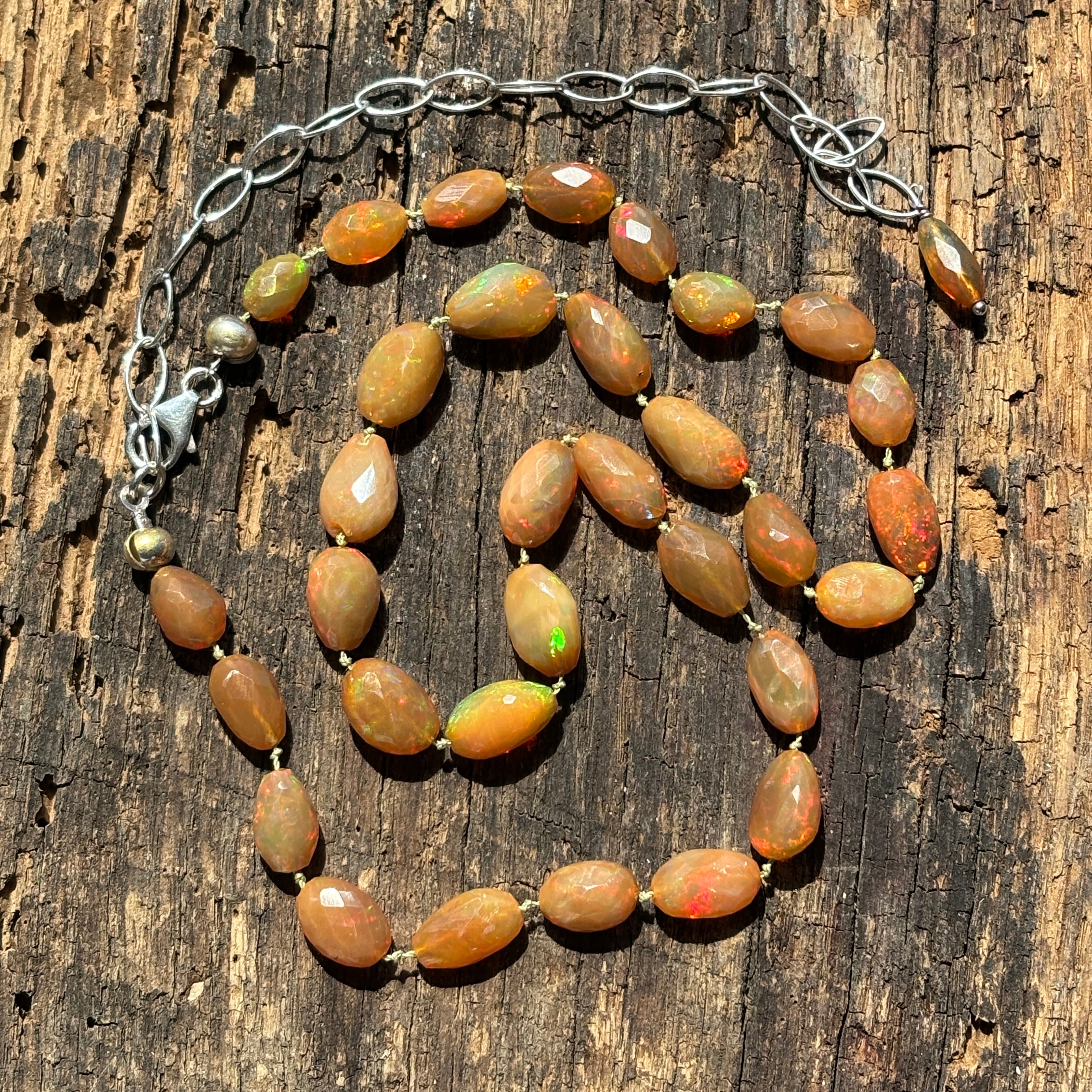 Soak Up The Sun Ethiopian Opal Necklace - Sheila Marie Opals