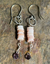 Pink Up, Purple Down Peruvian Earrings - Sheila Marie Opals