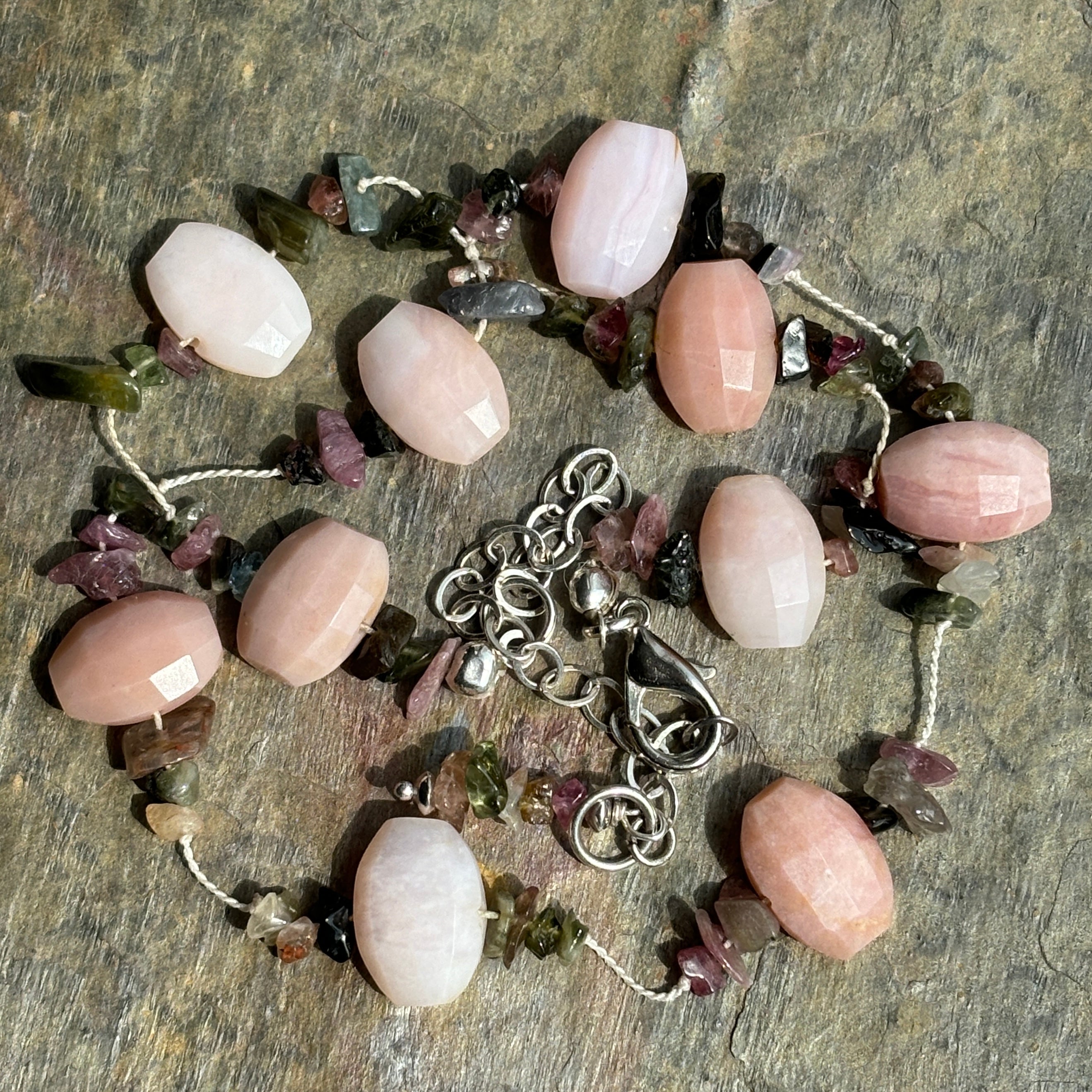 Peruvian Loves Tourmaline Choker Necklace - Sheila Marie Opals