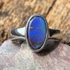 Feel the Blue Australian Opal Ring - Sheila Marie Opals