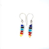 Rainbow’s Edge Ethiopian Opal Silver Stack Earrings - Sheila Marie Opals