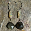 Opal Over Labradorite Earrings - Sheila Marie Opals