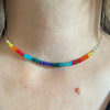 Rainbow’s Edge Two in One Choker Necklace - Sheila Marie Opals