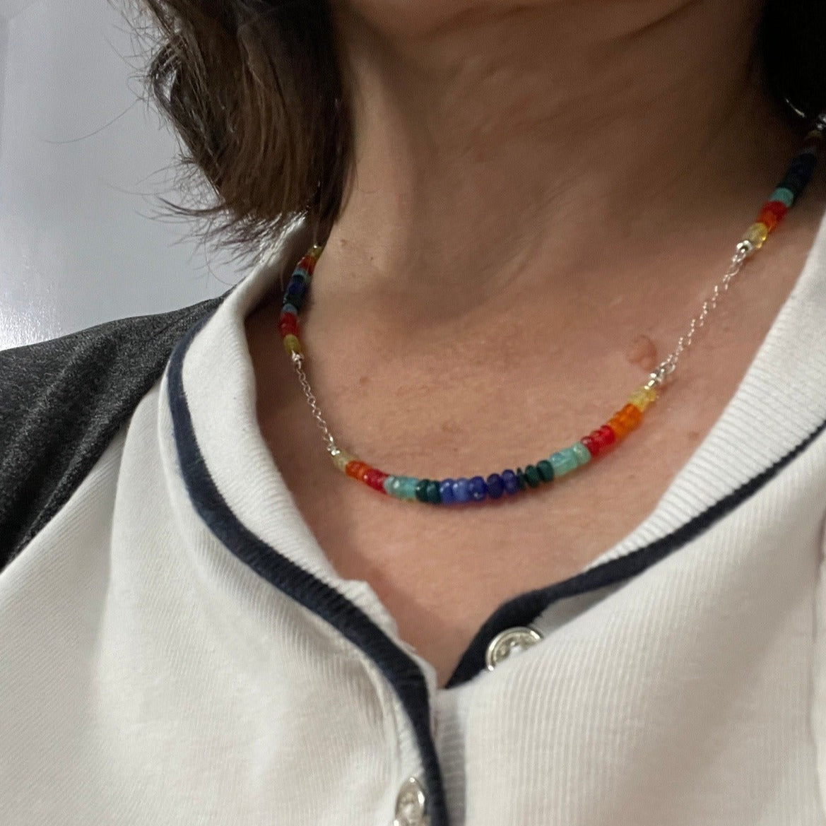 Rainbow's Edge Ethiopian Opal Set - Sheila Marie Opals