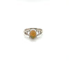 Half Circles with Silver Ethiopian Opal Ring - Sheila Marie Opals