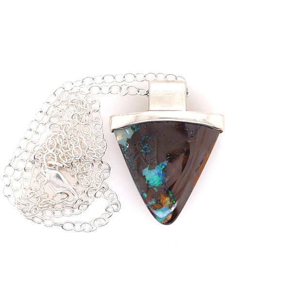 Triangular Beauty Opal Necklace - Sheila Marie Opals