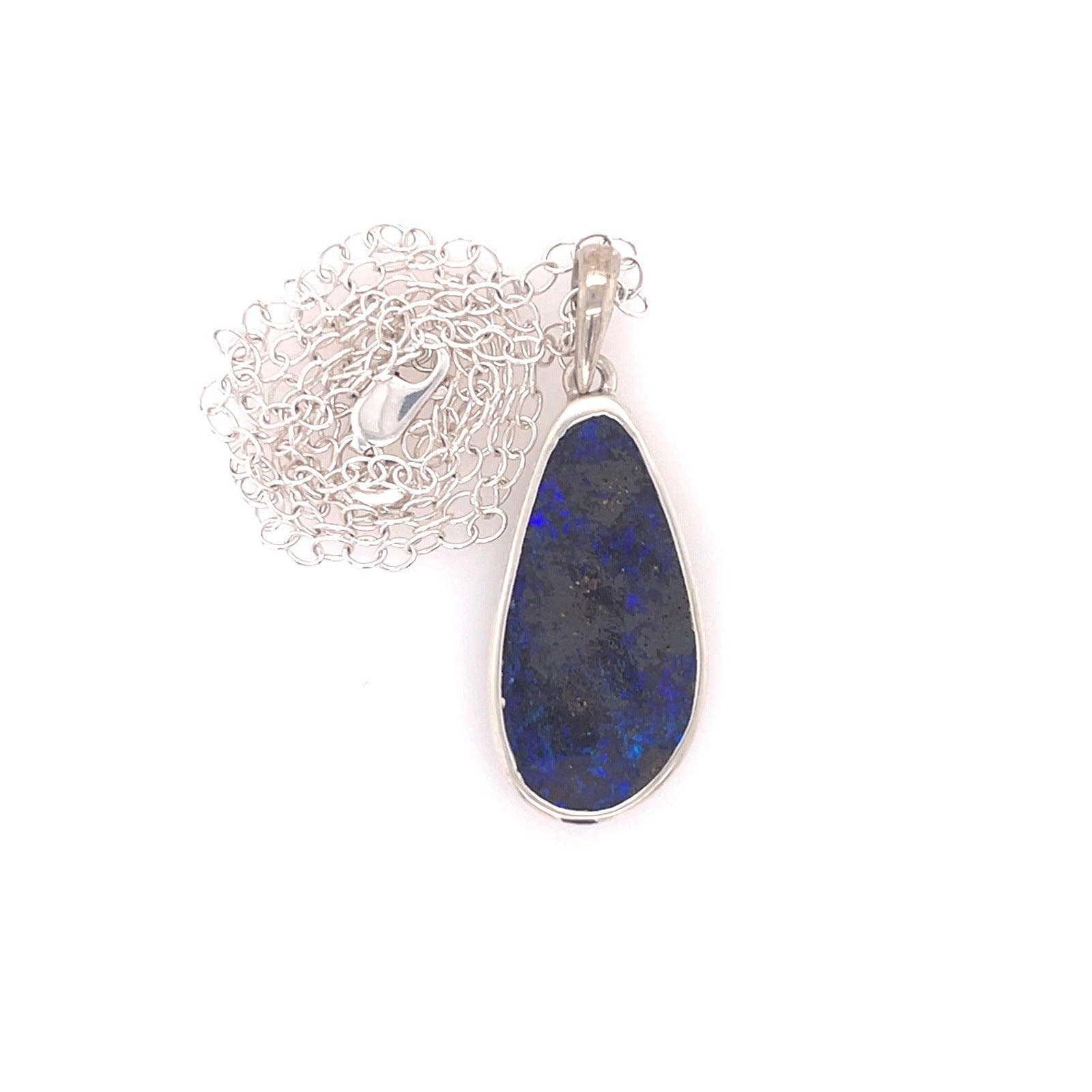 Neon Blue Opal Necklace - Sheila Marie Opals