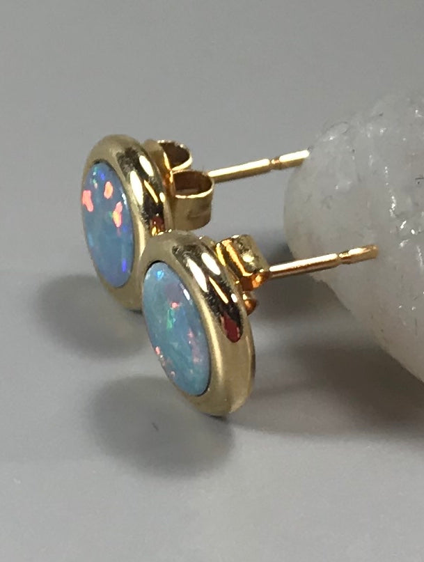 Round About Australian Opal Earrings - Sheila Marie Opals