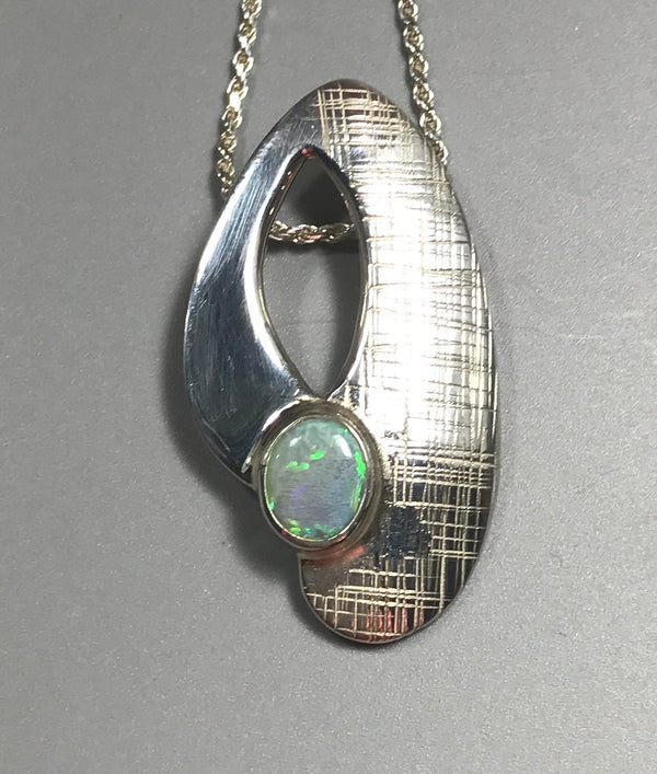 Painter's Palette Australian Opal  Necklace - Sheila Marie Opals