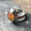 Shades of Neon Mexican Fire Opal Ring - Sheila Marie Opals