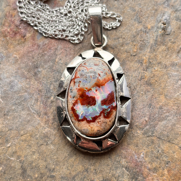 Follow the Colors Mexican Cantera Opal Pendant