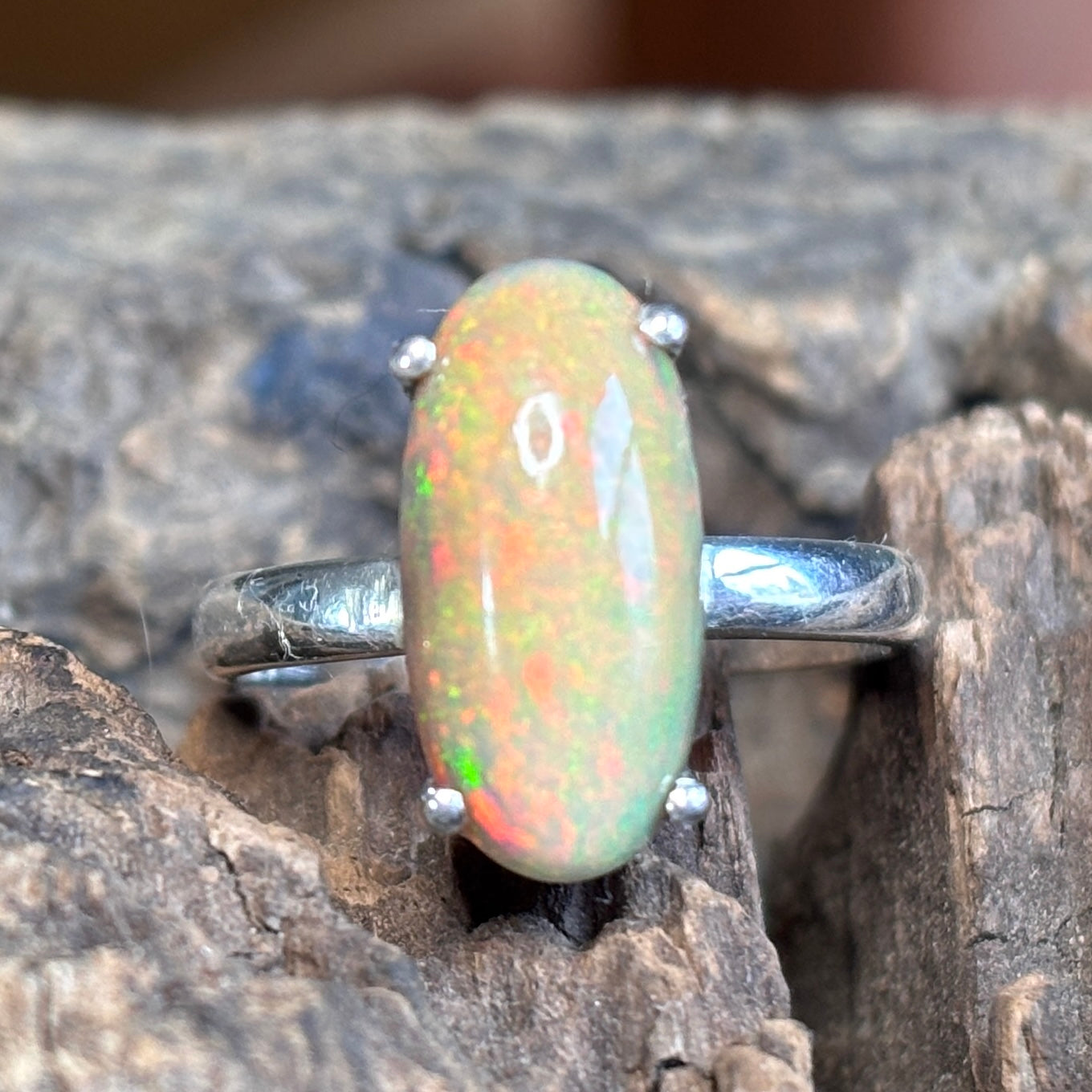 Green Goes with Everything Ethiopian Opal Ring - Sheila Marie Opals