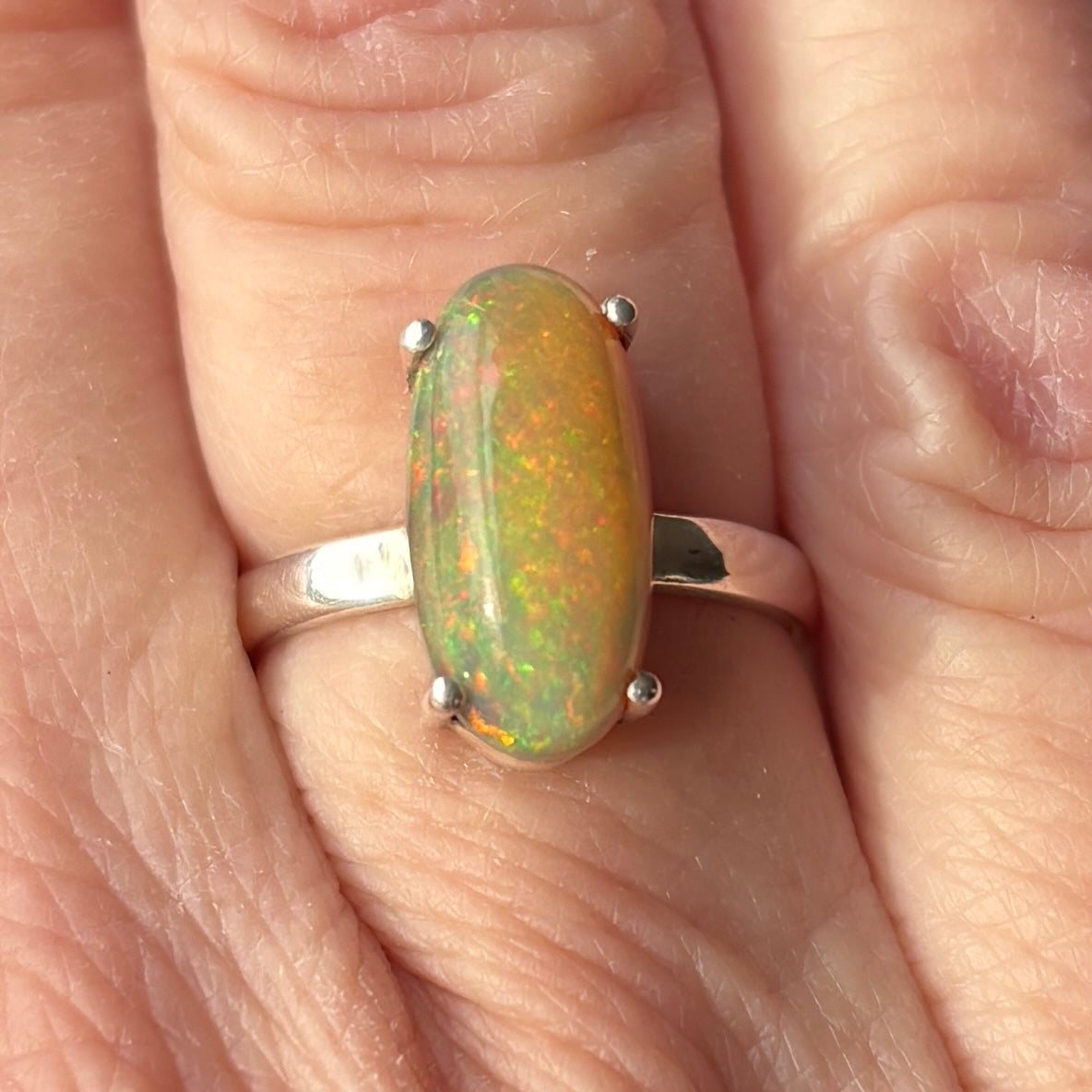 Green Goes with Everything Ethiopian Opal Ring - Sheila Marie Opals