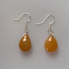 All About Orange Mexican Opal Earrings