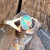 Make Mine with Silver Ethiopian Opal Ring
