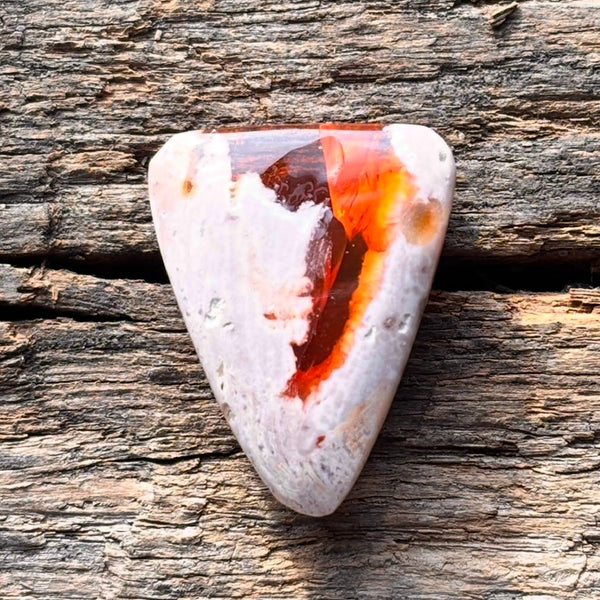 Orange with a Purpose Mexican Cantera Opal Amulet - Sheila Marie Opals
