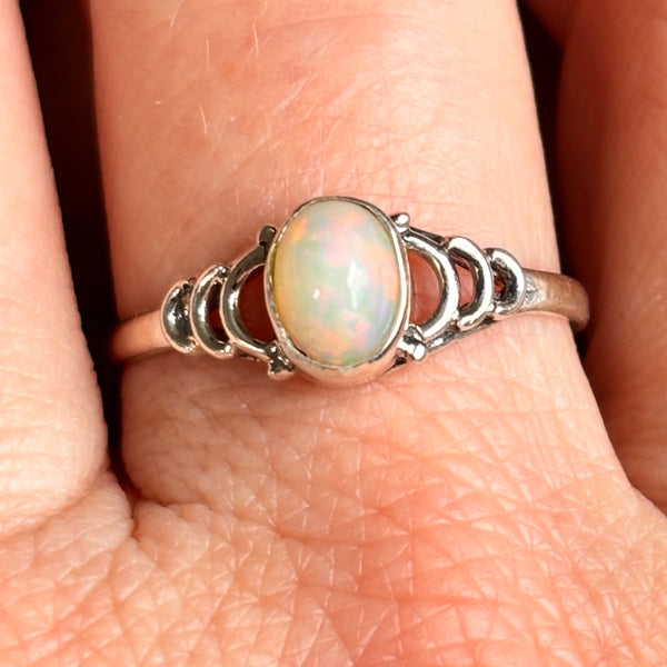 Cloud 9 Ethiopian Opal Ring - Sheila Marie Opals