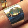 Subtle Plus Silver Mexican Opal Ring