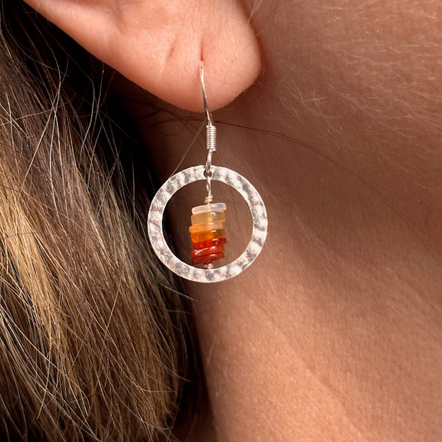 Gulf of Mexico Mexican Opal Earrings