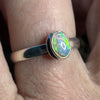 Size 9 Simply Stated Ethiopian Opal Sterling Silver Ring - Sheila Marie Opals