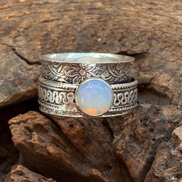 Spin Cycle Opal Ring - Sheila Marie Opals