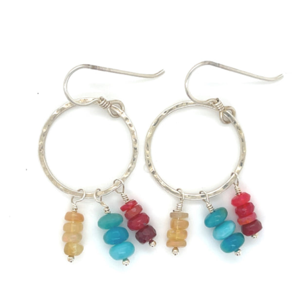 Accidental Dream Catcher Ethiopian Opal Earrings - Sheila Marie Opals