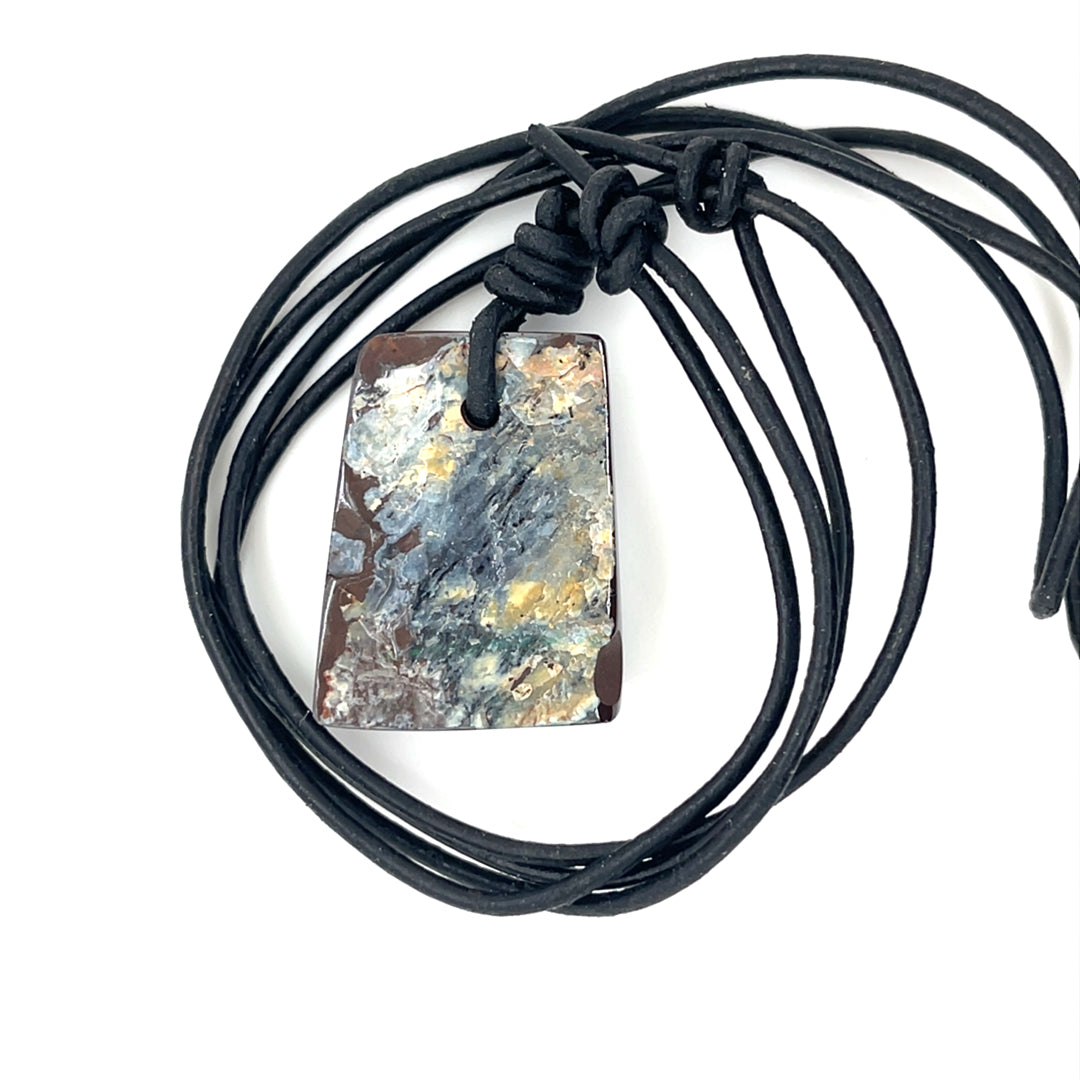 Chunk Boulder Opal on Cord - #6 - Sheila Marie Opals