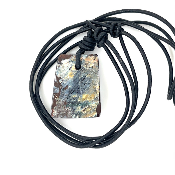 Chunk Boulder Opal on Cord - #6 - Sheila Marie Opals