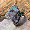 Feel the Pink Boulder Opal Ring