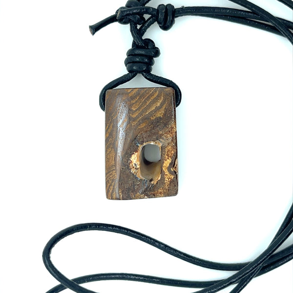 Chunk Boulder Opal on Cord - #3 - Sheila Marie Opals