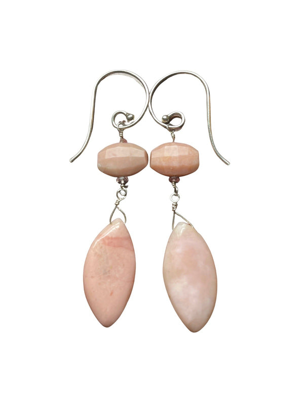 Double the Pink Peruvian Opal Earrings - Sheila Marie Opals