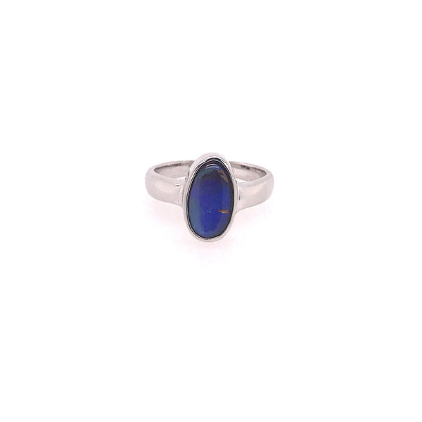 Feel the Blue Australian Opal Ring - Sheila Marie Opals