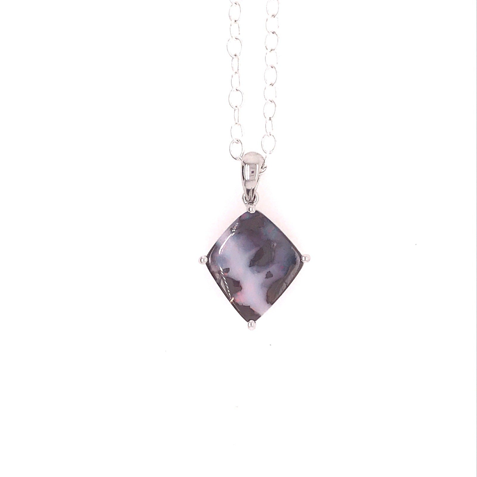 River of Moonlight Boulder Opal Necklace - Sheila Marie Opals