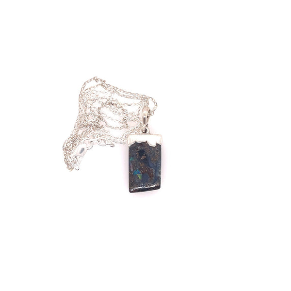 Pretty and Petite Boulder Opal Necklace - Sheila Marie Opals